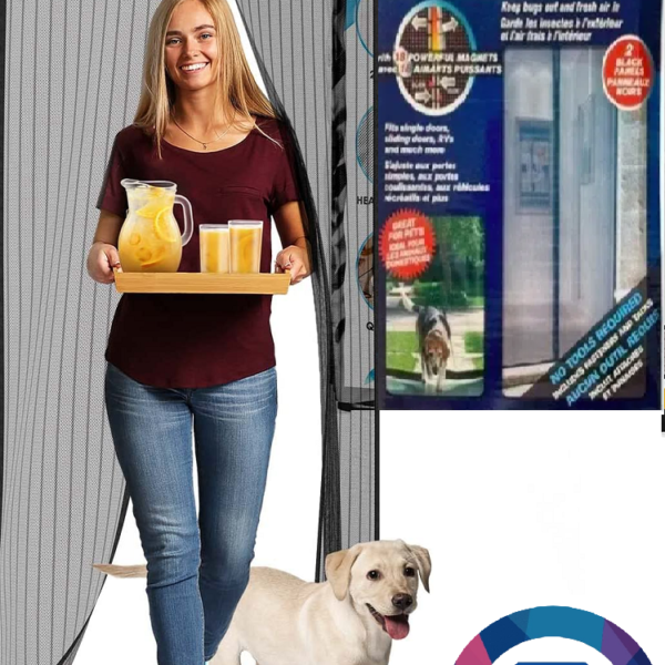 PROTECTOR Y PUERTA CORTINA Magnetic Mesh 50X210cm Mosquitero