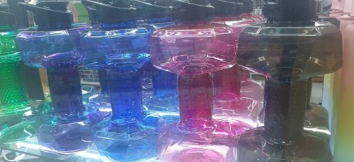 TERMO BOTELLA AGUA EN FORMA PESA 1.5litros mancuerna colores - Imagen 9