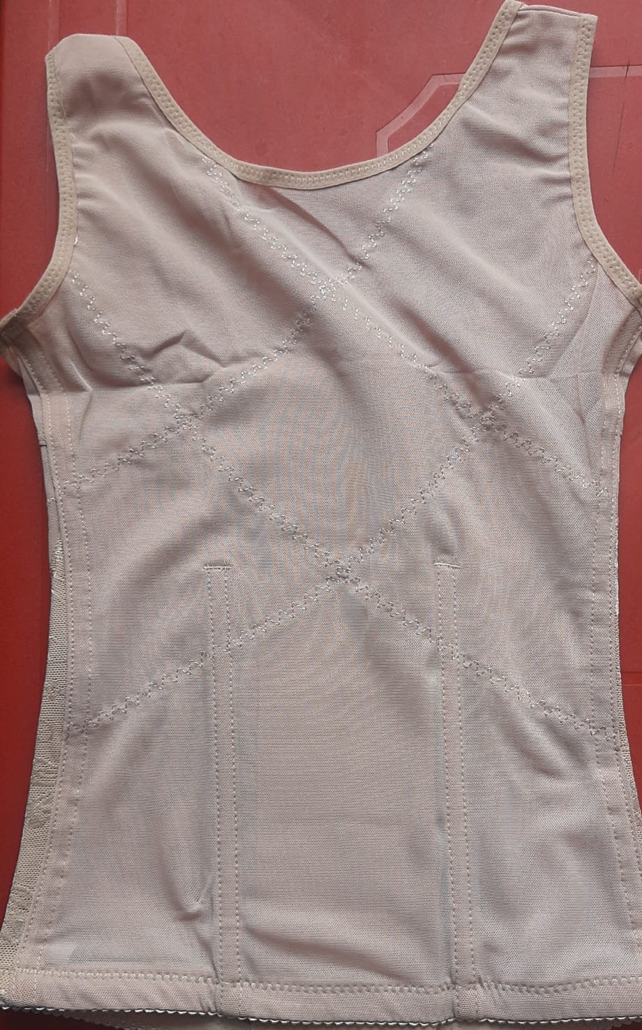 FAJA PANTS ABDOMEN MOLDEADORA body sculping camel vest - Imagen 10