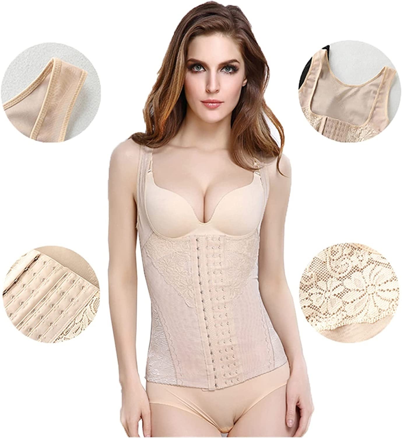 FAJA PANTS ABDOMEN MOLDEADORA body sculping camel vest - Imagen 5