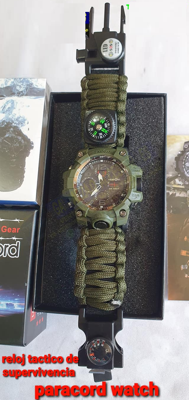 RELOJ TACTICO SUPERVIVENCIA g6 - Imagen 10