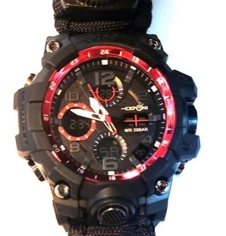 RELOJ TACTICO SUPERVIVENCIA g6 - Imagen 9