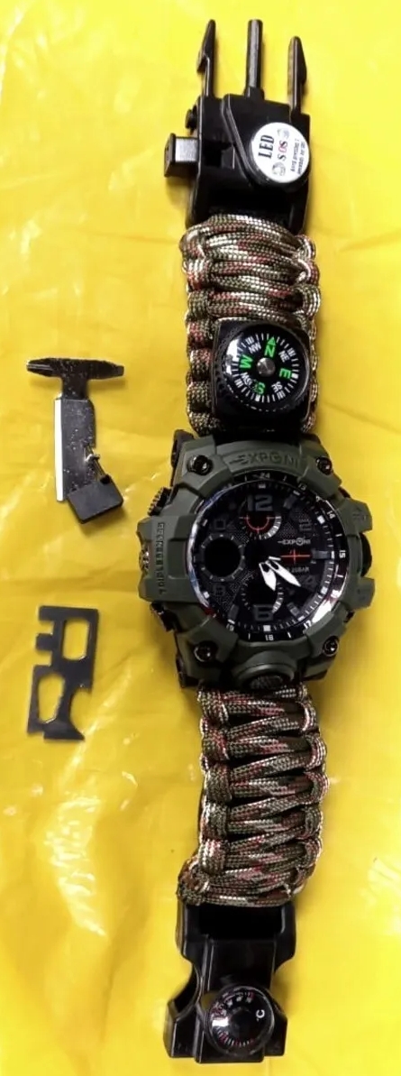 RELOJ TACTICO SUPERVIVENCIA g6 - Imagen 6