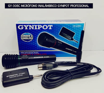 MICROFONO INHALAMBRICO ESTEREO gy308c