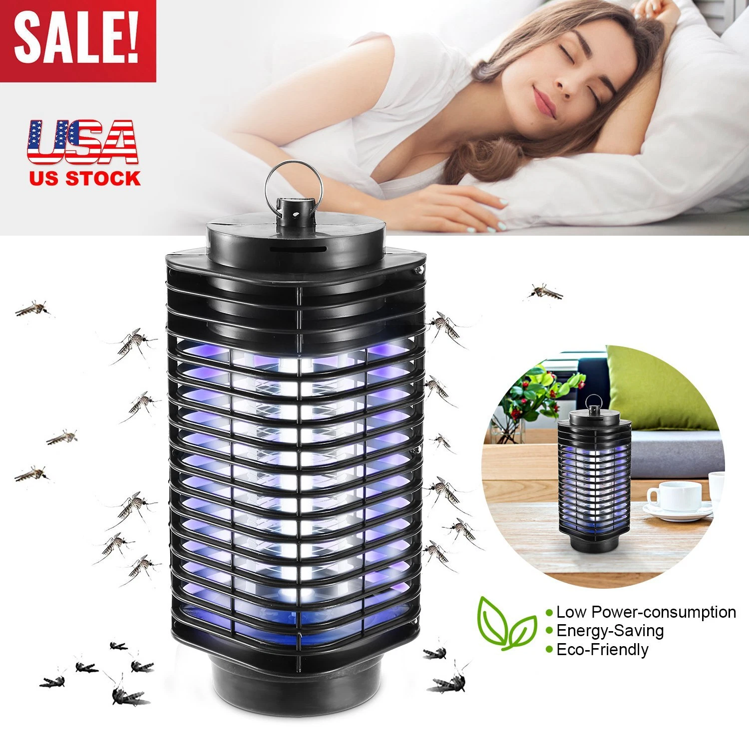 LAMPARA LED ELECTRICAL MOSQUITO MATAZANCUDOS KILLER - Imagen 17