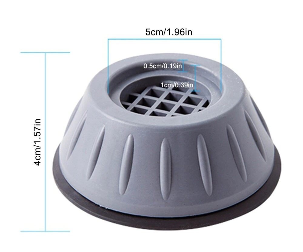 PROTECTORES 4PATAS DE LAVADORA O 4Almohadillas Shock pad - Imagen 4