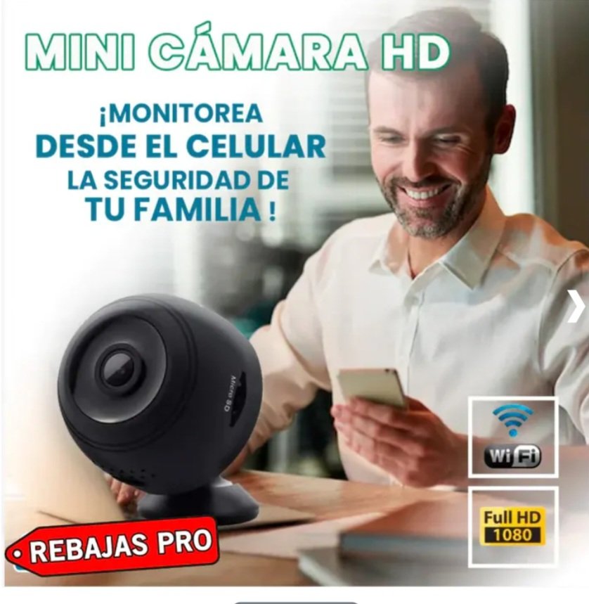 CAMARA MINI a9 WIFI SEGURIDAD microsd - Imagen 15