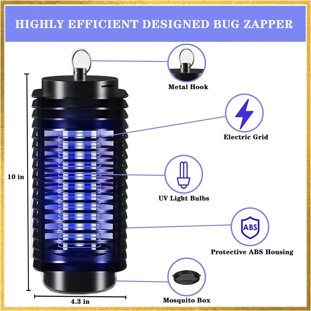 LAMPARA LED ELECTRICAL MOSQUITO MATAZANCUDOS KILLER - Imagen 2