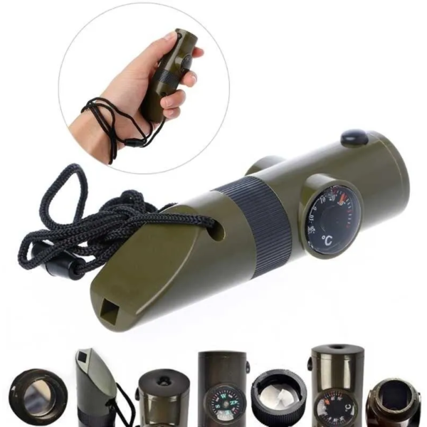 PITO SILBATO  TACTICO 7en1 superviviencia