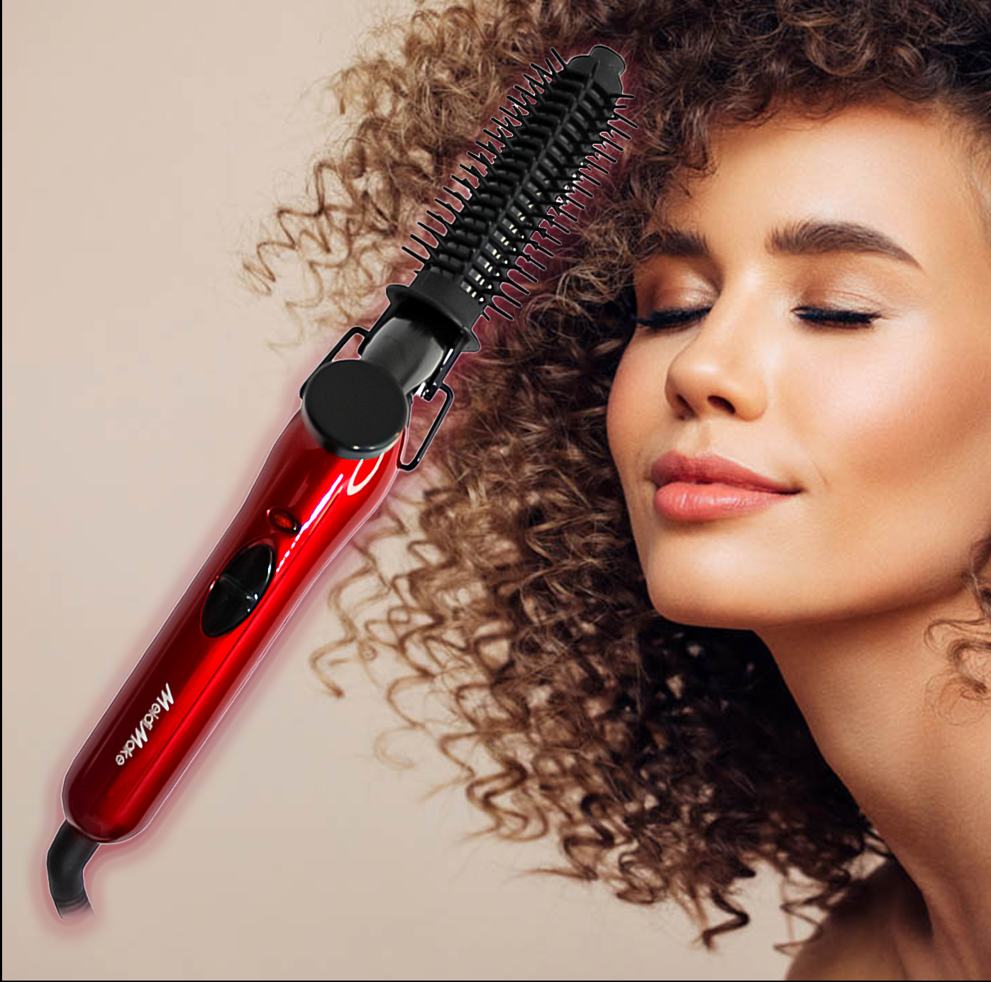 PINZA RIZADORA Cabello, Pelo Tenaza Con Peine Ceramica Electrico SK-231 - Imagen 2