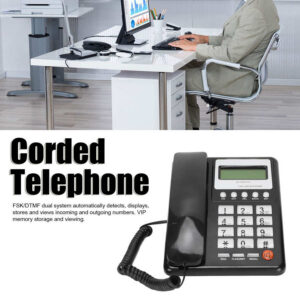 TELEFONO FIJO CABLE con identificador llamadas kx-t8001cid
