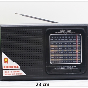 RADIO MESA t-6607 Gran Tamaño, 10bandas, FM/AM/MW/SW1-9