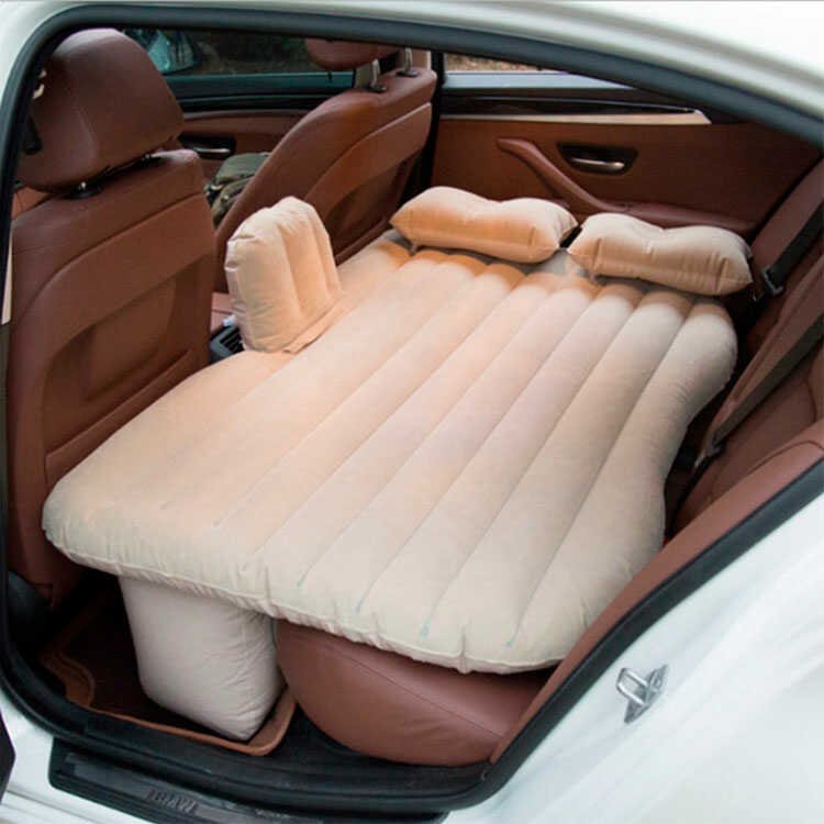 COLCHON INFLABE DOBLE CAR Inflador + 2 Almohadas para carro - Imagen 3
