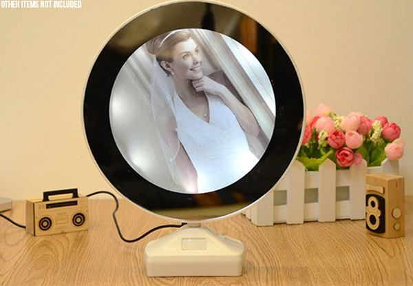 ESPEJO PORTARETRATO led  magic photo frame mirror