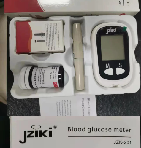 GLUCOMETRO jziki jzk201 50Tiras 50 Lancetas lapiz - Imagen 2