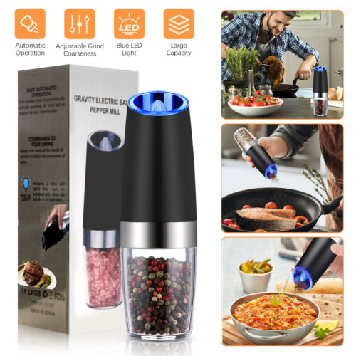 AMOLADORA PILAS PIMIENTA Gravity electric salt y peper mill