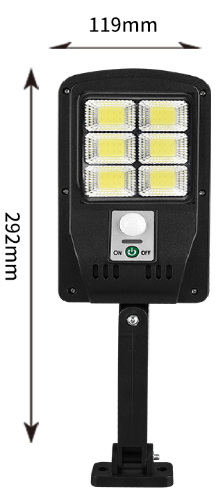 LAMPARA SOLAR ALUMBRADO PUBLICO mini cl 180-6x48cob - Imagen 5