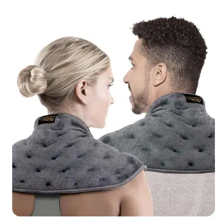 MASAJEADOR Cobre Fit Rapid Relief + Envoltura terapéutica ponderada para cuello y hombros - Imagen 3