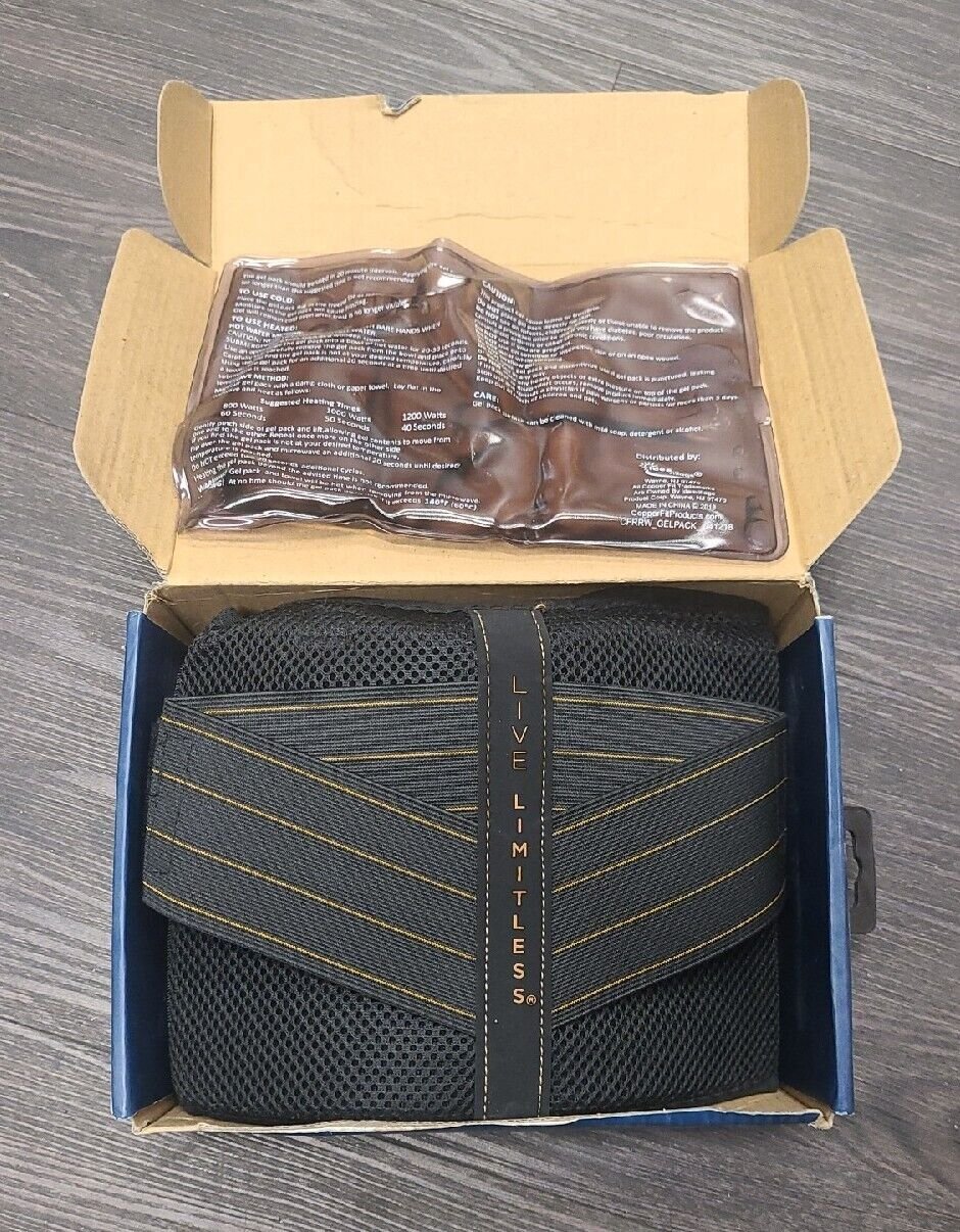 FAJA LUMBAR FUERZA Copper fit con pack gel-hilo cobre - Imagen 7