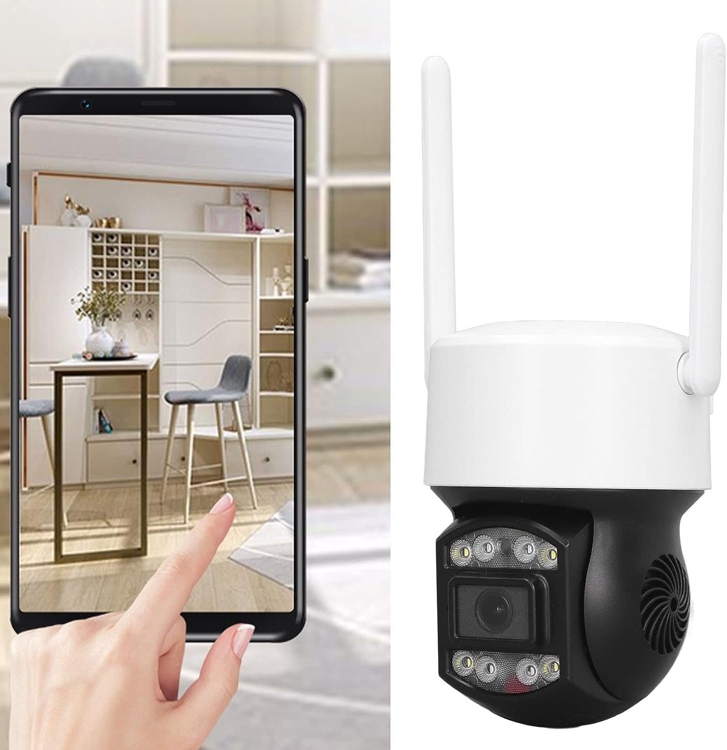 CÁMARA SEGURIDAD wifi ptz 360 exteriores 2mpx