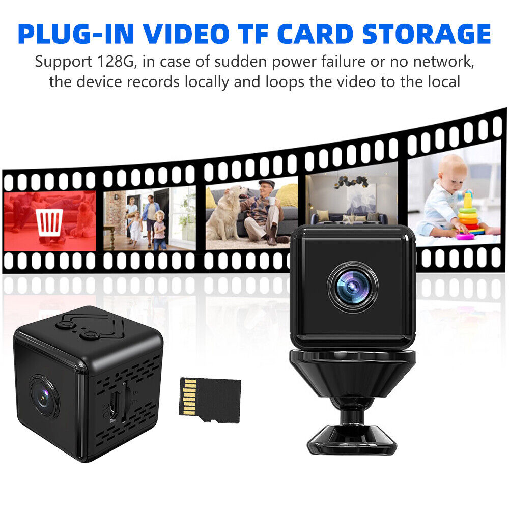 CÁMARA seguridad mini cuadrada 30ml wifi smartphone hdio-05 - Imagen 4