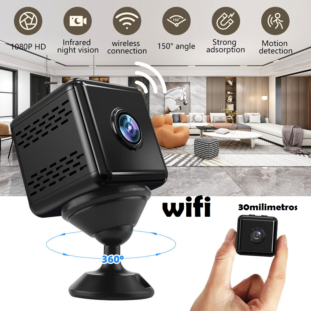 CÁMARA seguridad mini cuadrada 30ml wifi smartphone hdio-05 - Imagen 5