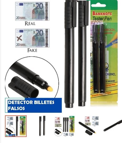 LAPIZ MAGICO Y LINTERNA UV DETECTOR DE BILLETES FALSOS 2X$25MIL - Imagen 4