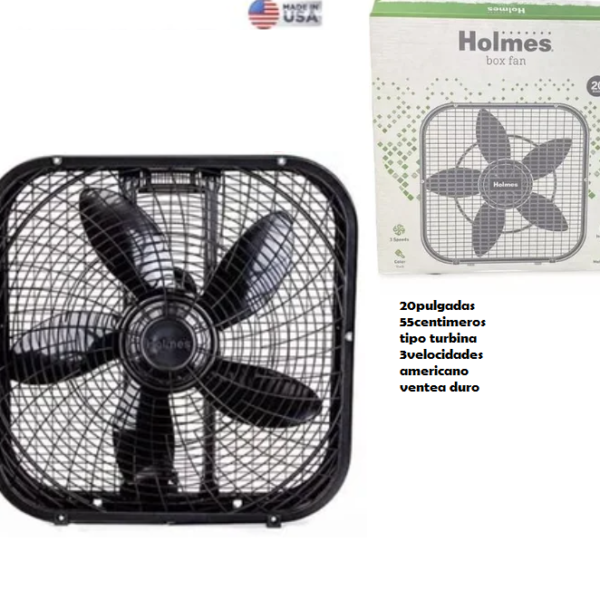 VENTILADOR Economico turbina cuadrado Holmes 20pulgadas
