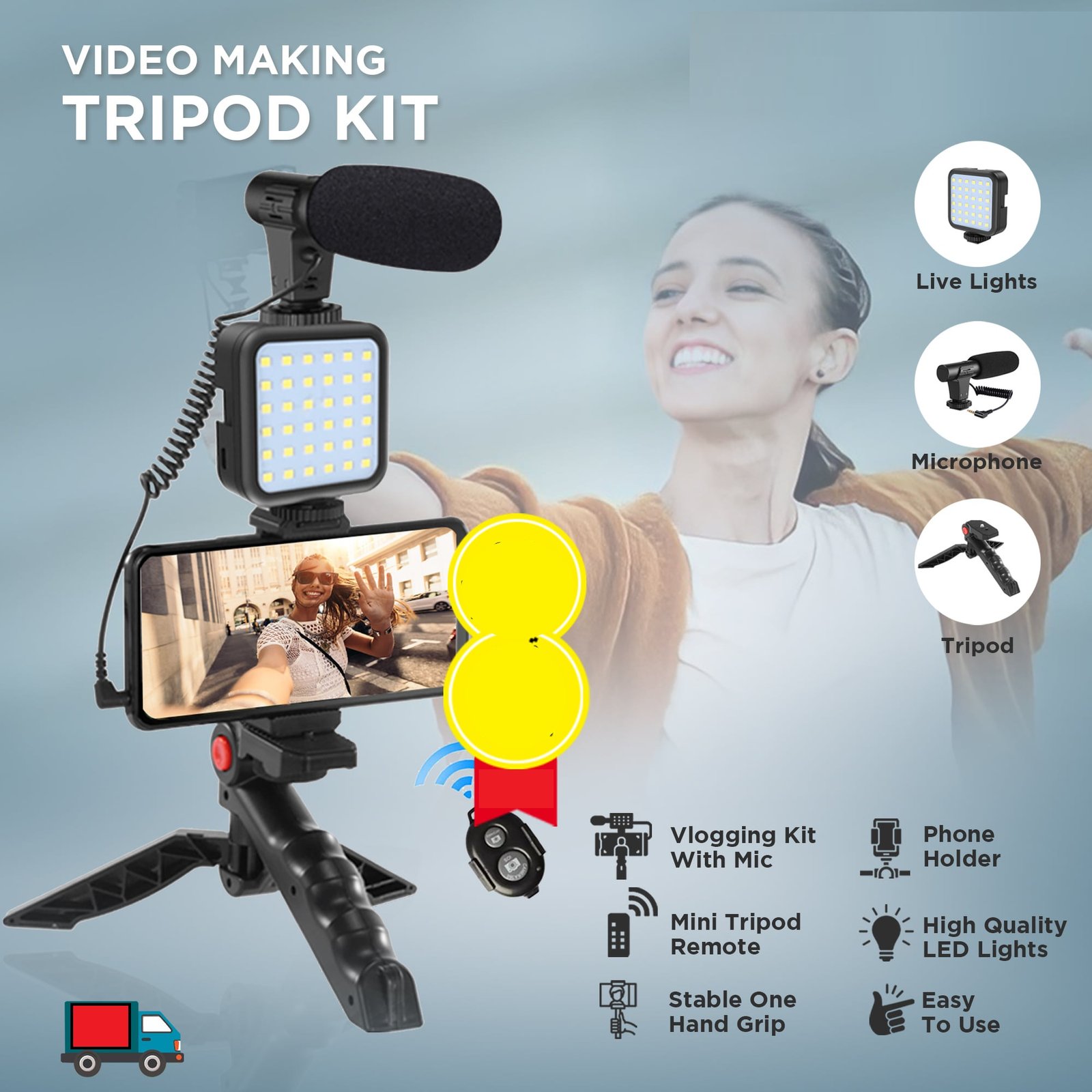 ESTABILIZADOR video making AY-49