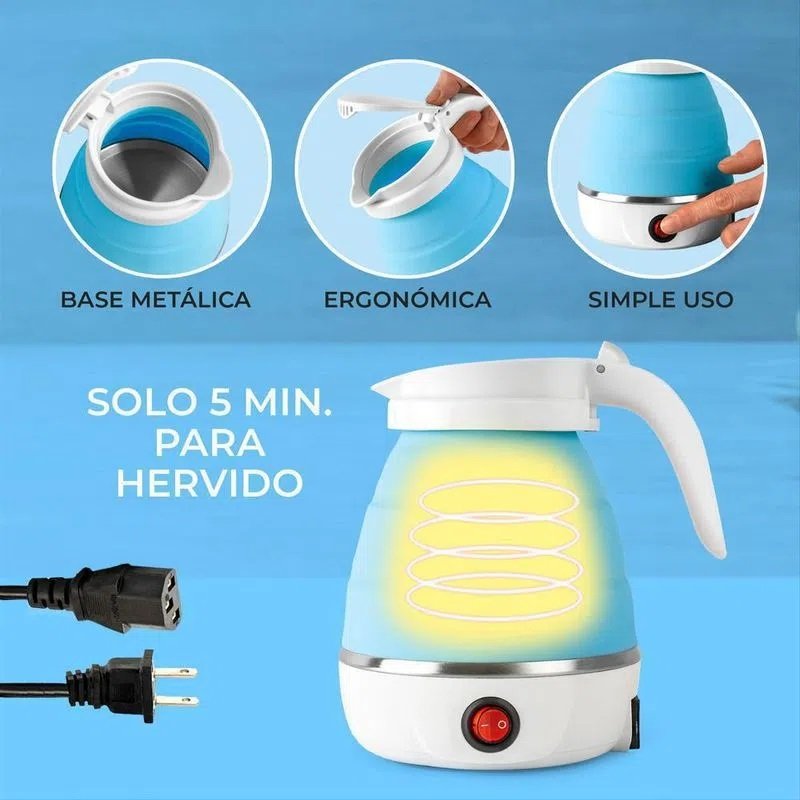 CALENTADOR hervidor agua 110V 600ml 600w - Imagen 4