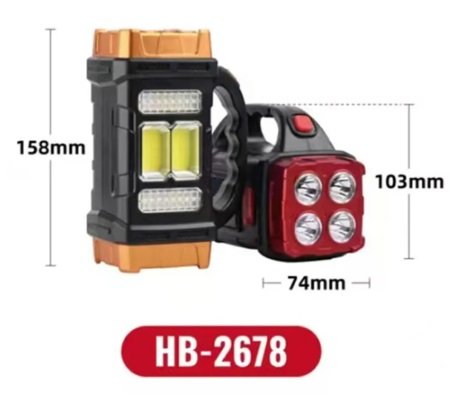 LINTERNA para neblinaLED 200 metros powerbank hb-2678