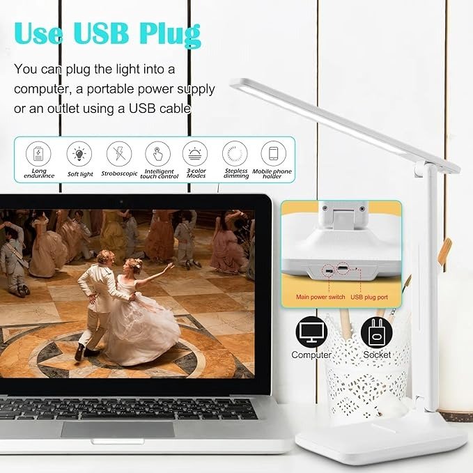 LAMPARA de lectura led eye prtection table lamp 7032 - Imagen 4