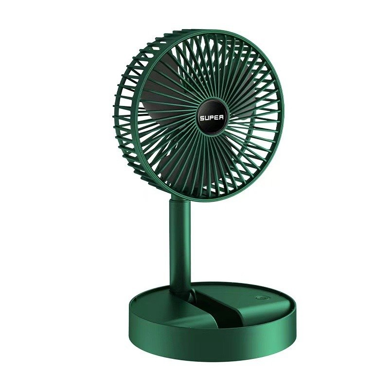 VENTILADOR telescopico recarplegable Verde usb