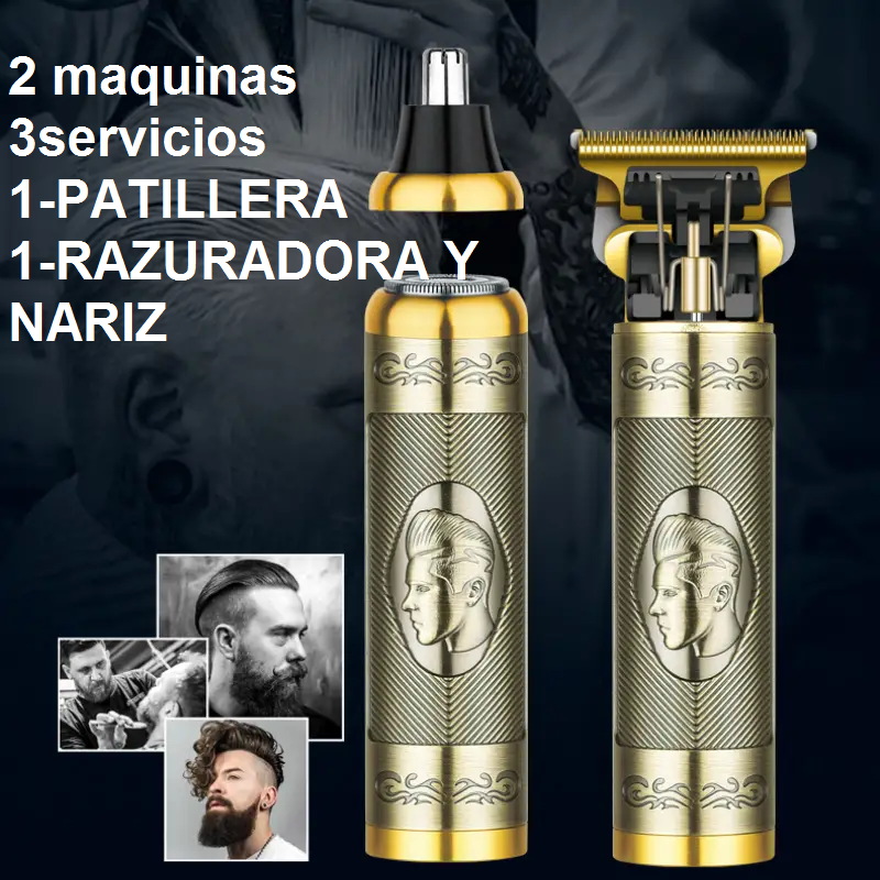 MAQUINA Patilerra y razudadora+nariz RAZOR 3en1