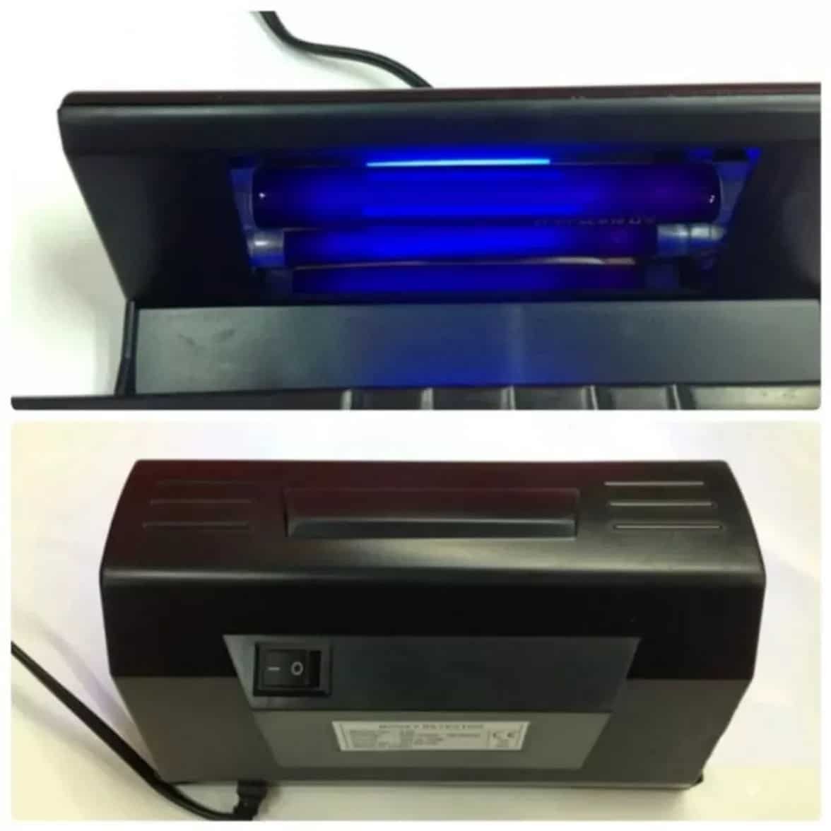 LAMPARA DETECTOR billetes falsos uv 318 counterfeit - Imagen 2