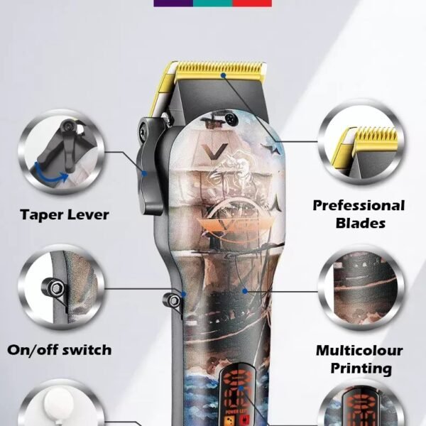 MAQUINA peluquera vgr v-689 profesional con pantalla