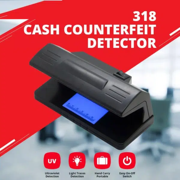 LAMPARA DETECTOR billetes falsos uv 318 counterfeit