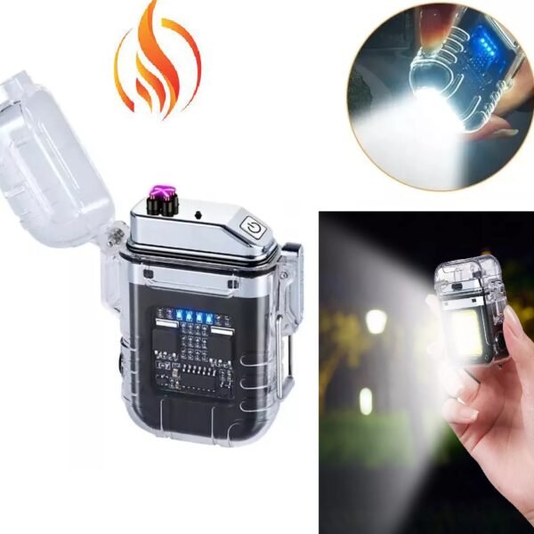 ENCENDEDOR LINTERNA plasma incandecente Recargable Impermeable