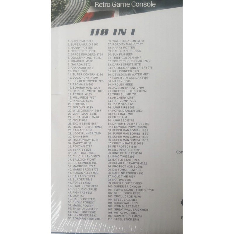 CONSOLAVideojuegos Multijuegos 110 Juegos Retro EV3 AS-P3 (5065) - Imagen 3