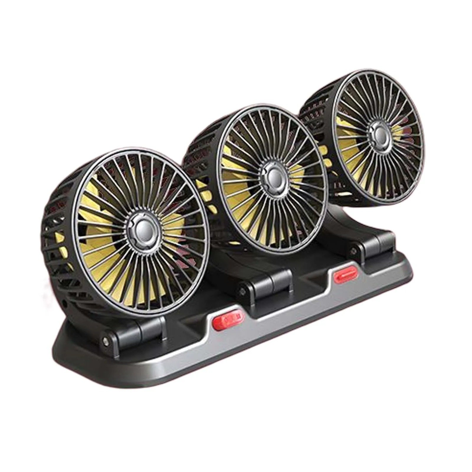 VENTILADOR PARA CARRO Triple 12Vlt