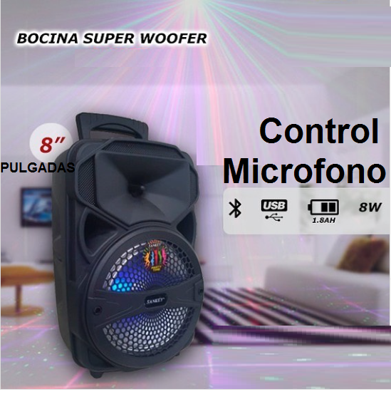 PARLANTE CABINA SONIDO 8" LK-03 Lazer - Imagen 7