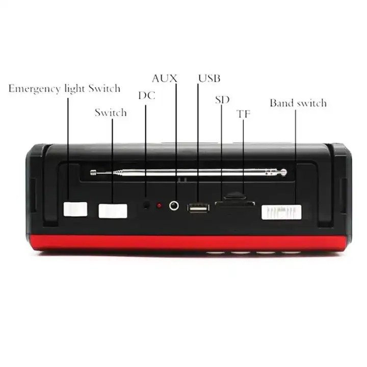 RADIO LINTERNA usb am/fm Recargable -meier m36bt - Imagen 4