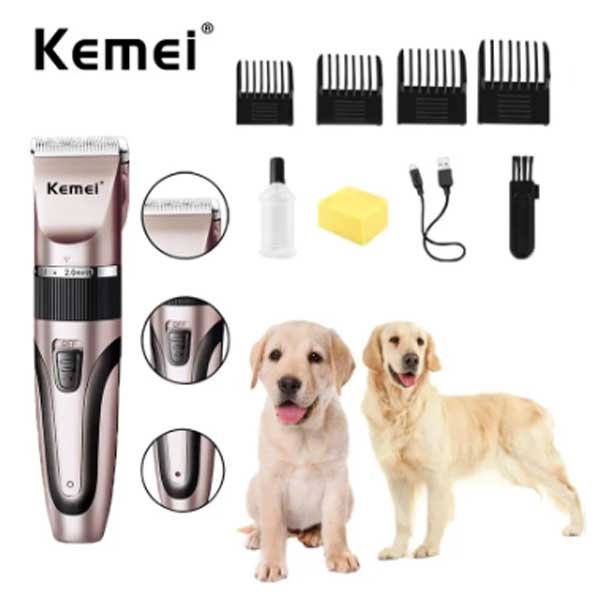 MAQUINA peluquera mascaotas Kemei km10-56 1200ma 12en1 - Imagen 4