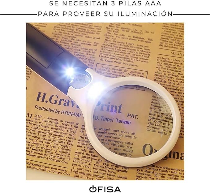 LUPA de mano 3 led hand held - Imagen 2