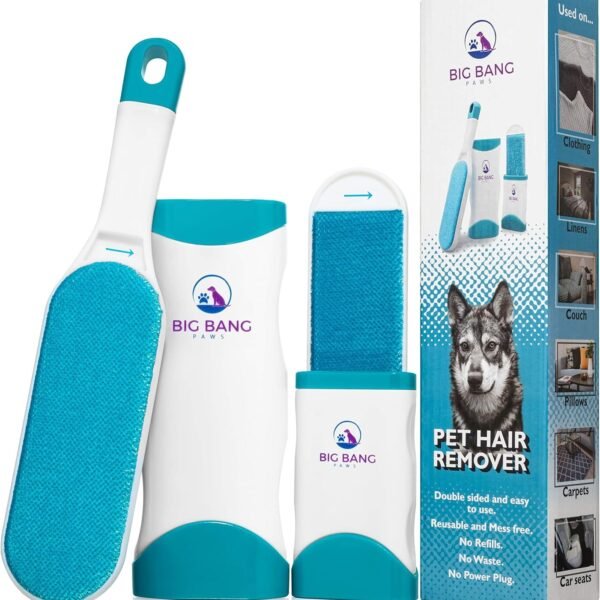 CEPILLO removedor pelo mascotas  reutilizable con base