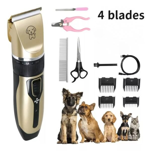 MAQUINA PELUQUERA MASCOTAS kit pet grooming hair cliples