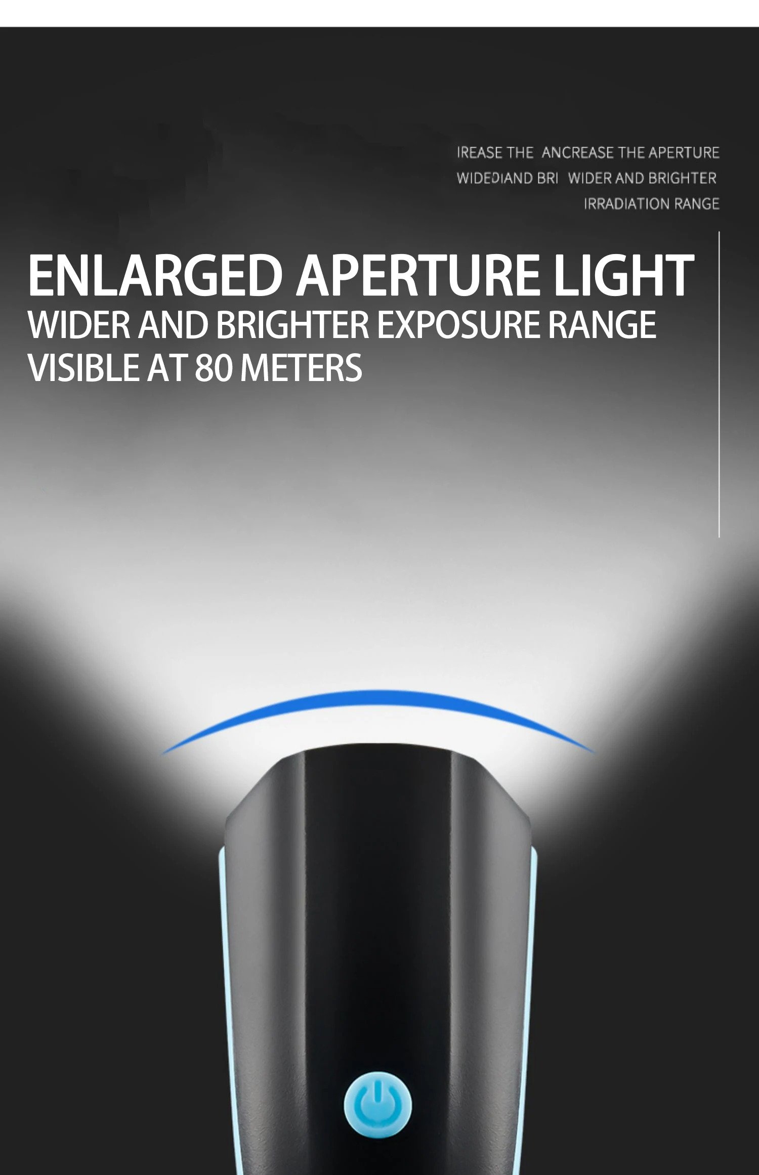 LINTERNA BICICLETA Con pito bocina - Imagen 3