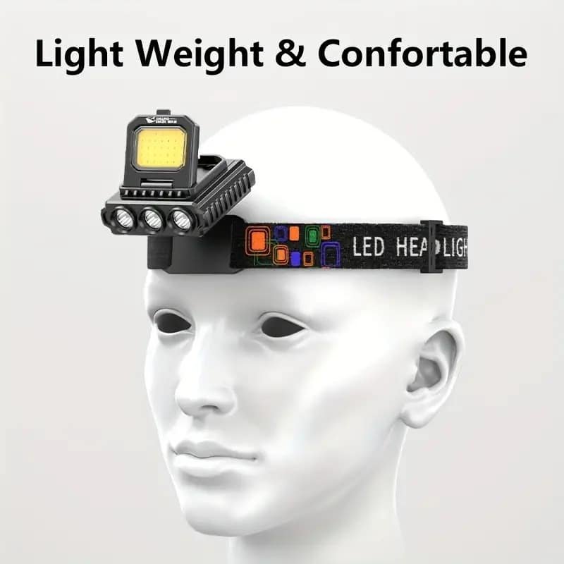 LINTERNA MINERA Frontal RECARGA LY-801S - Imagen 6