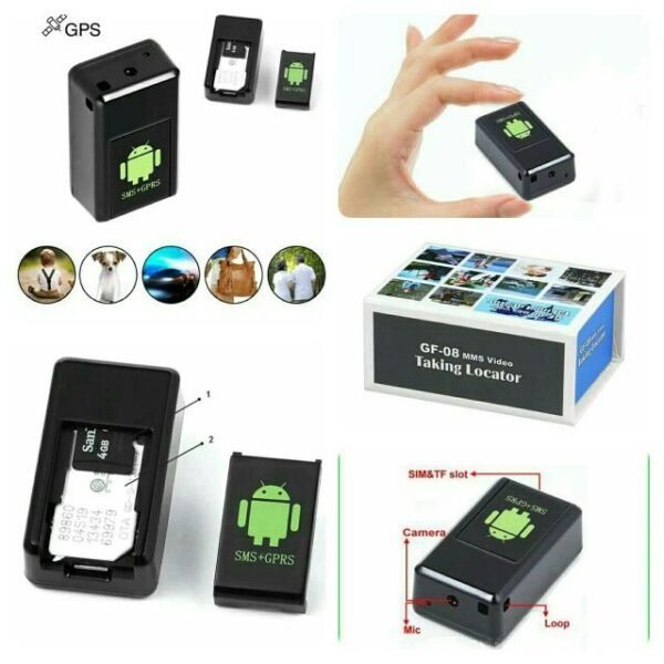 LOCALIZADOR GPS SIMCARD Cámara gf08
