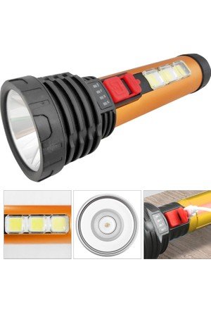 LINTERNA brillante zb-g12 mango metal